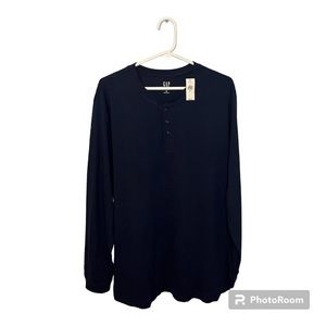 NWT - GAP Navy Henley